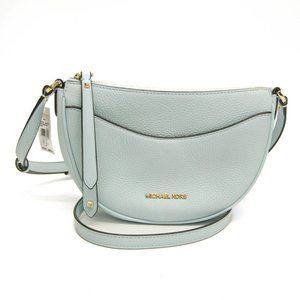 Michael Kors -- Blue Leather shoulder